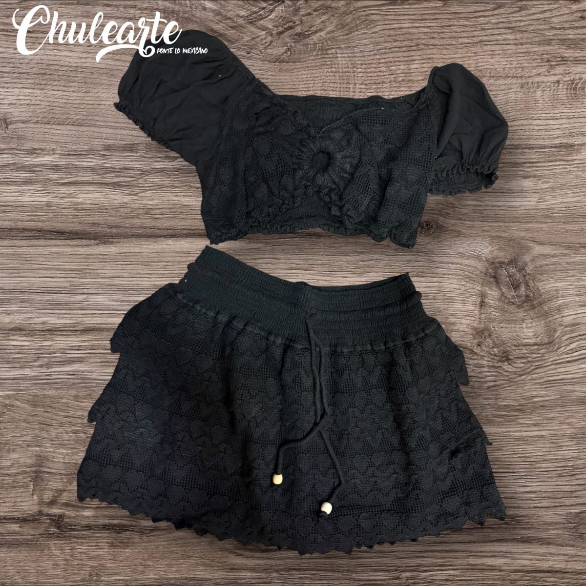Conjunto short y top de algodón