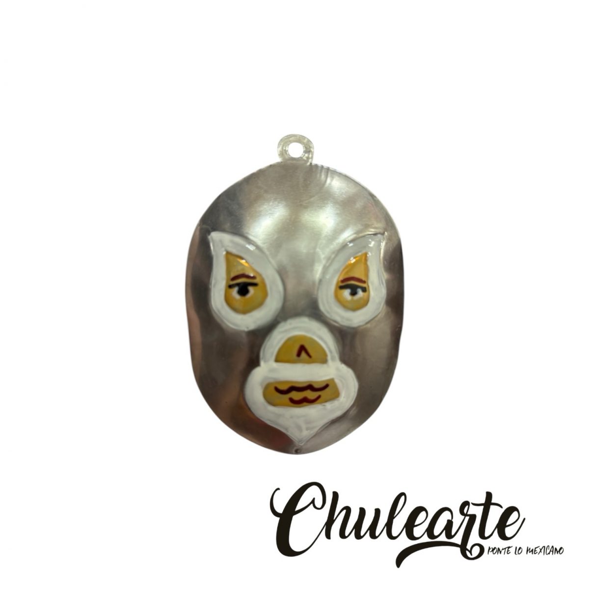 Máscaras de luchador en hoja de lata