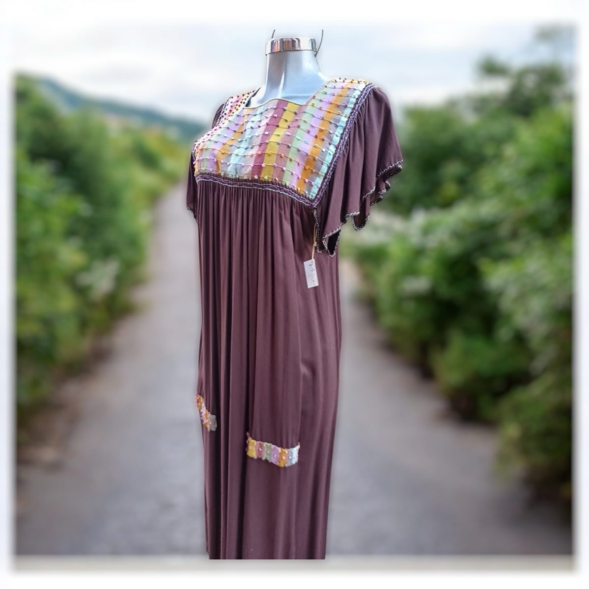Vestido Chiapas ( puntitos)  raíces
