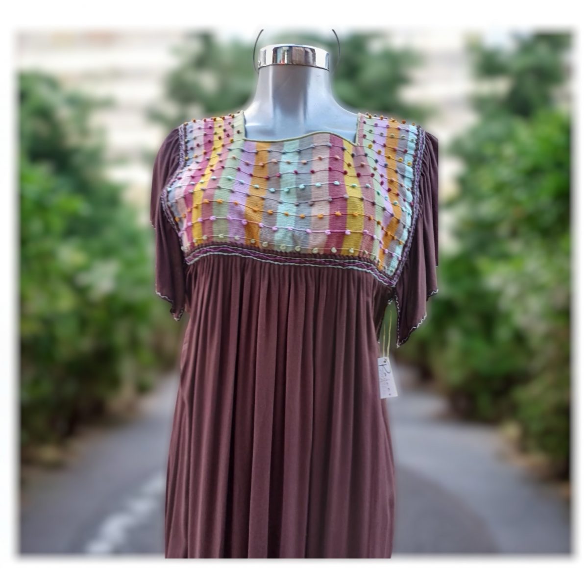 Vestido Chiapas ( puntitos)  raíces