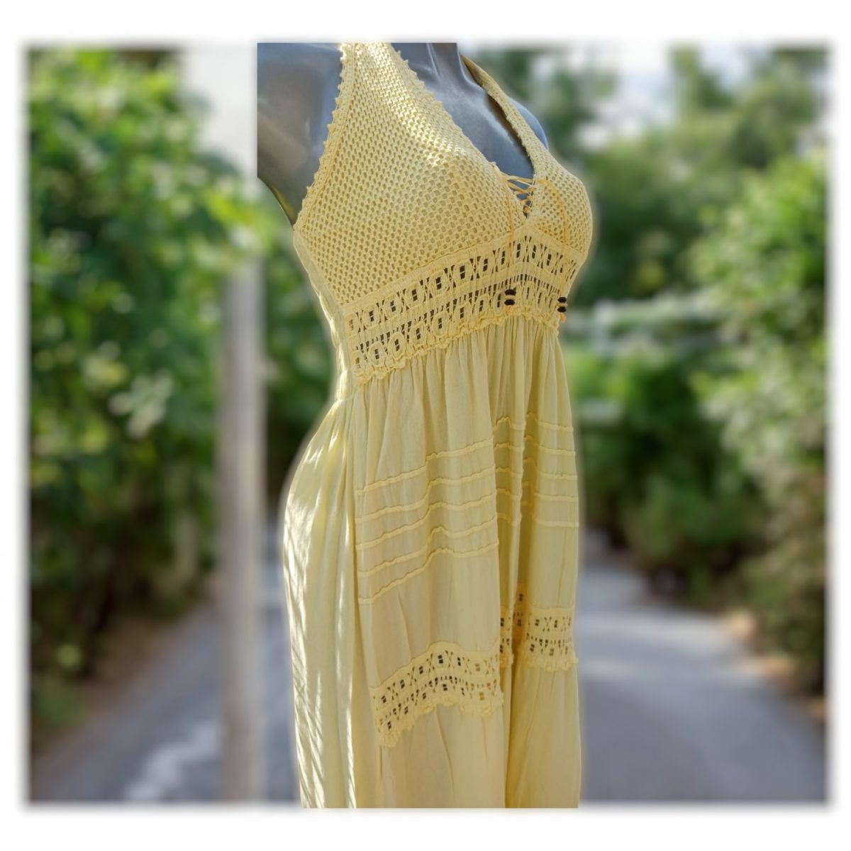 Vestido halter Matic