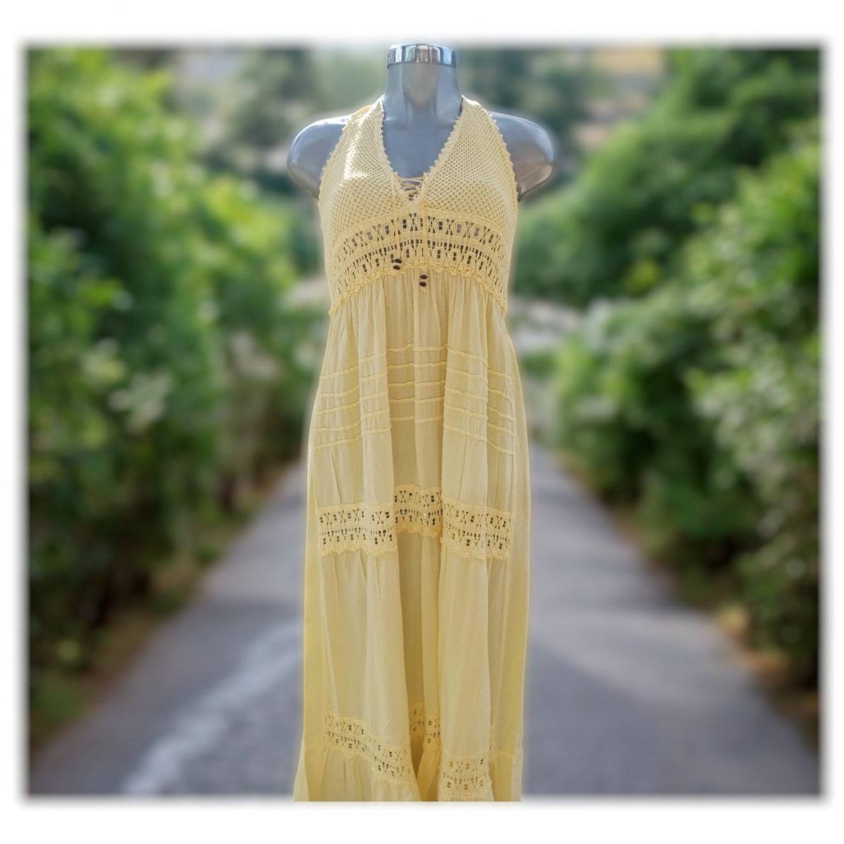 Vestido halter Matic