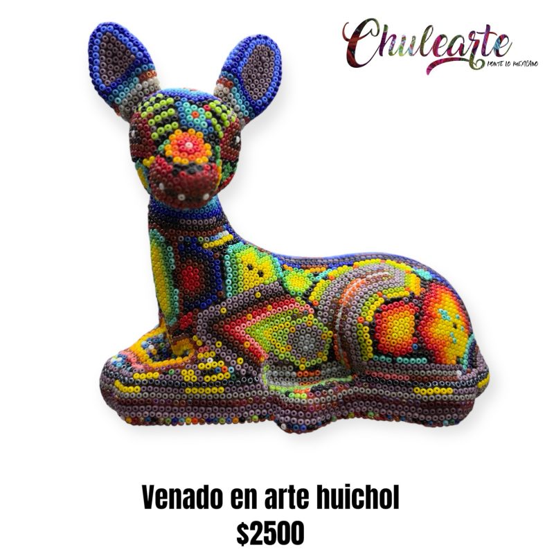 Venado en arte huichol wixárika