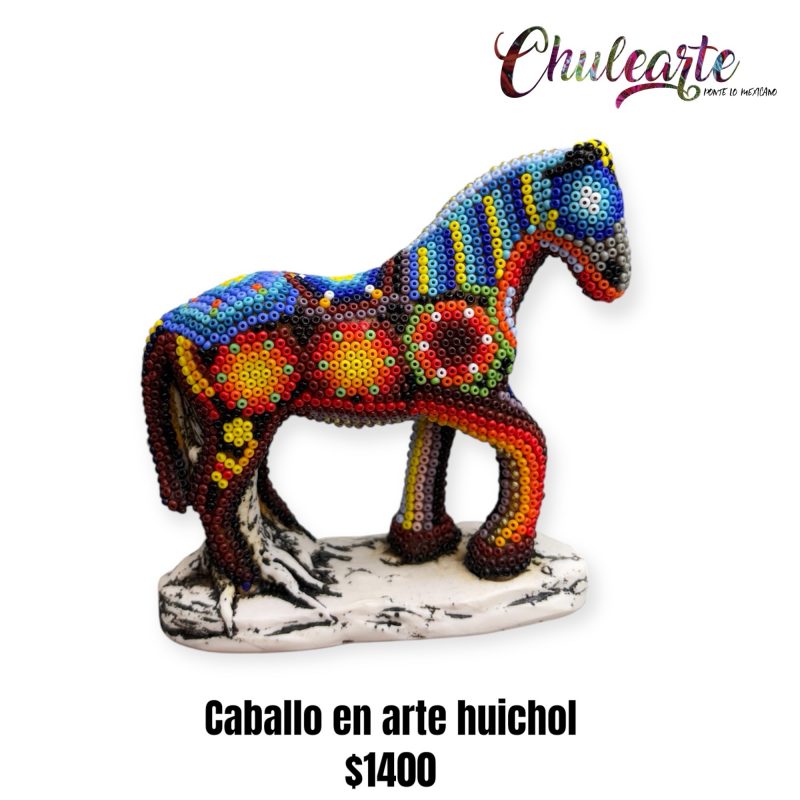 Caballo en arte huichol wixárika