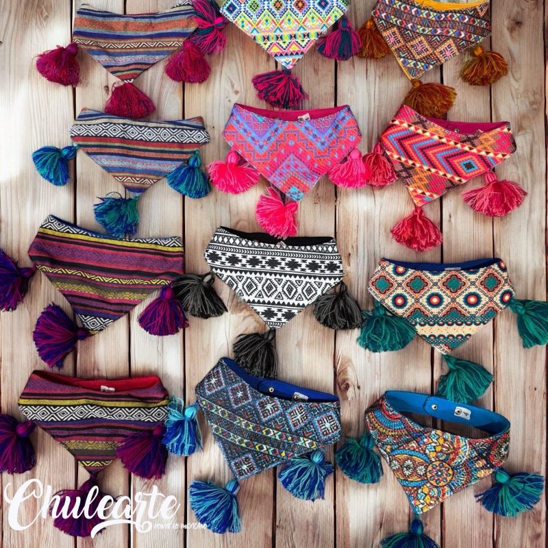 Bandanas artesanales para gatito y perrito