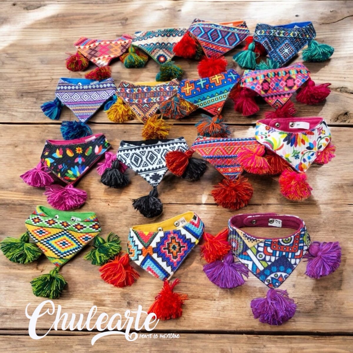 Bandanas artesanales para gatito y perrito