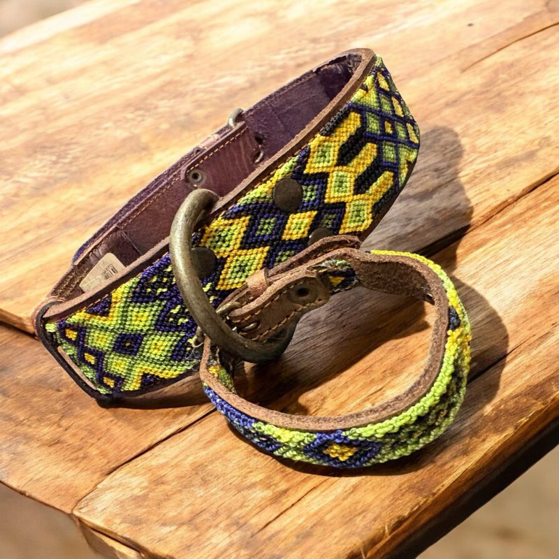 Collar grande grueso con pulsera