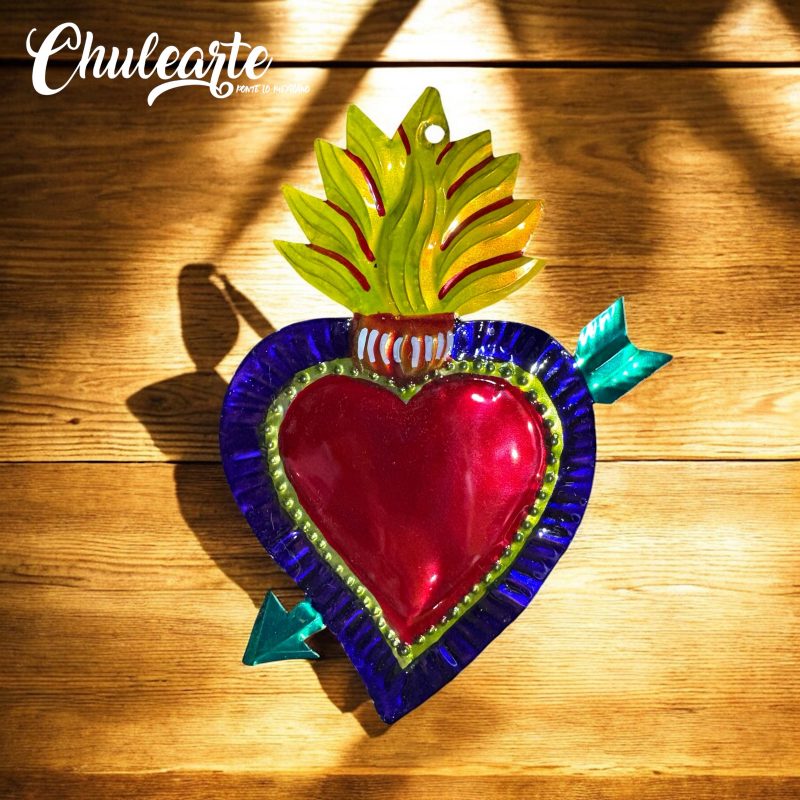 Corazón de hoja de lata